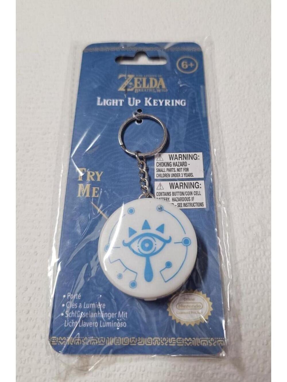Zelda Breath of the Wild Light Up Keyring – Sheikah Eye – New & Working Light